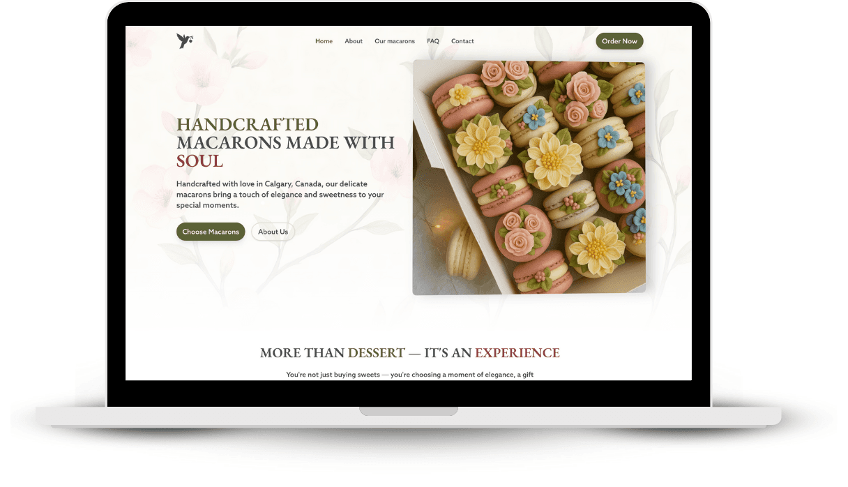 A High-Performance Website for a Premium Macaron Brand