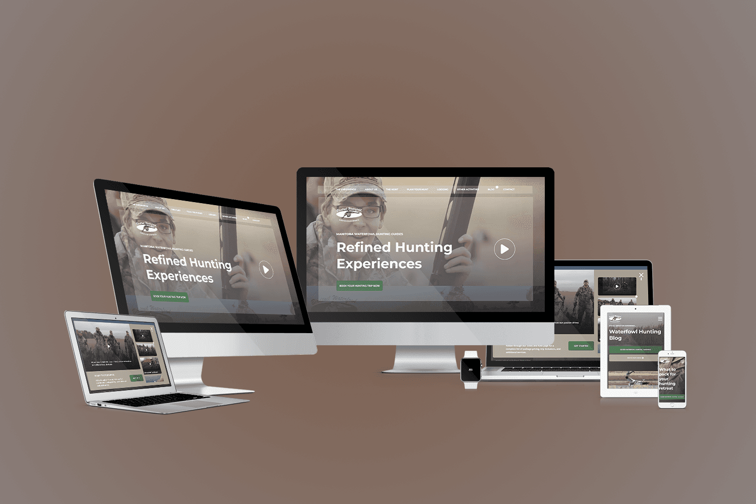 A Modern Website for Hunting Services